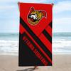 Ottawa Senators Print Beach Towel, Large Soft Quick Dry Towel for Beach Camping Swimming