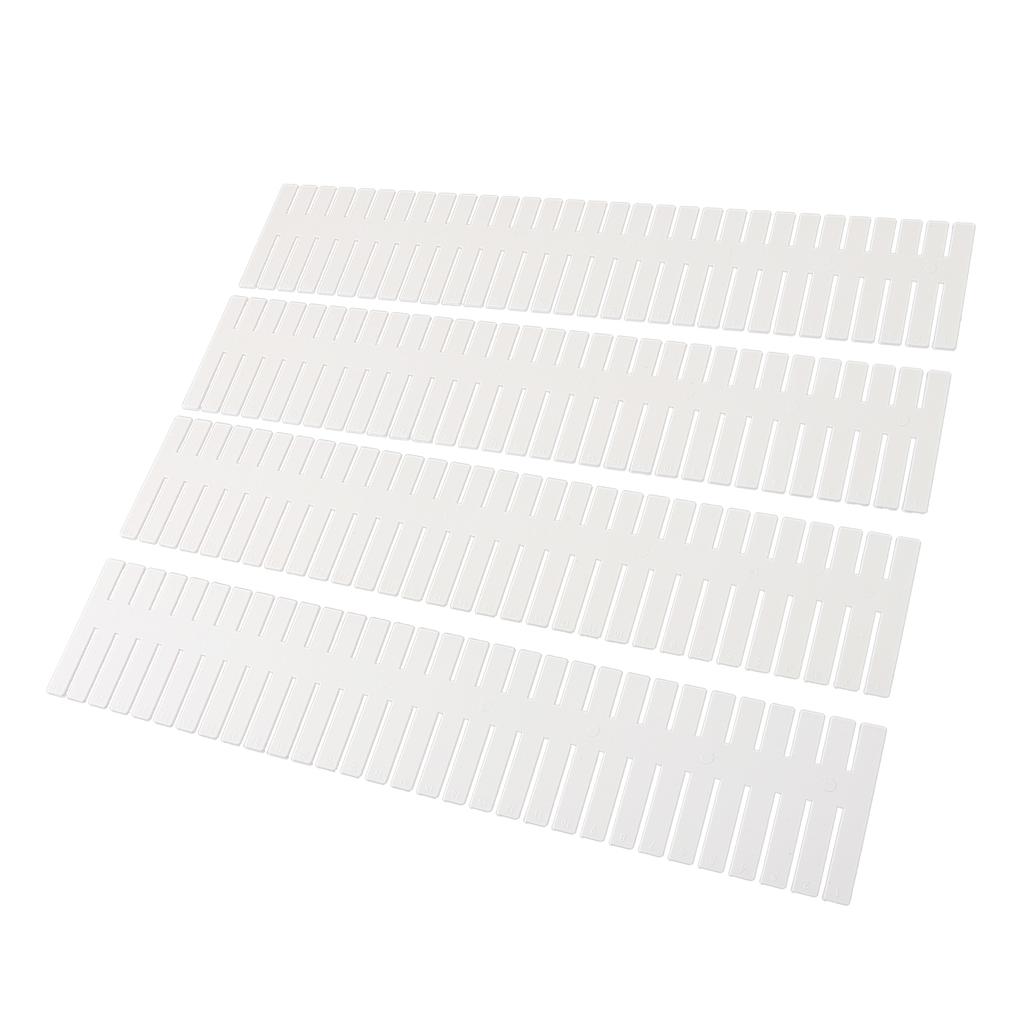 16шт набор разделителей ящиков PP пластиковый регулируемый ящик для хранения органайзер для кухни спальни