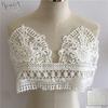 Белый Я Молочный Шелк Вышивка Полый Вырез на Спине Воротник Швейное Кружево Аксессуары DIY Швейные Декоративные Аксессуары для Воротника Одежды
