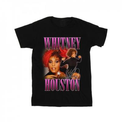 Хлопковая футболка Whitney Houston Girls Signature Homage