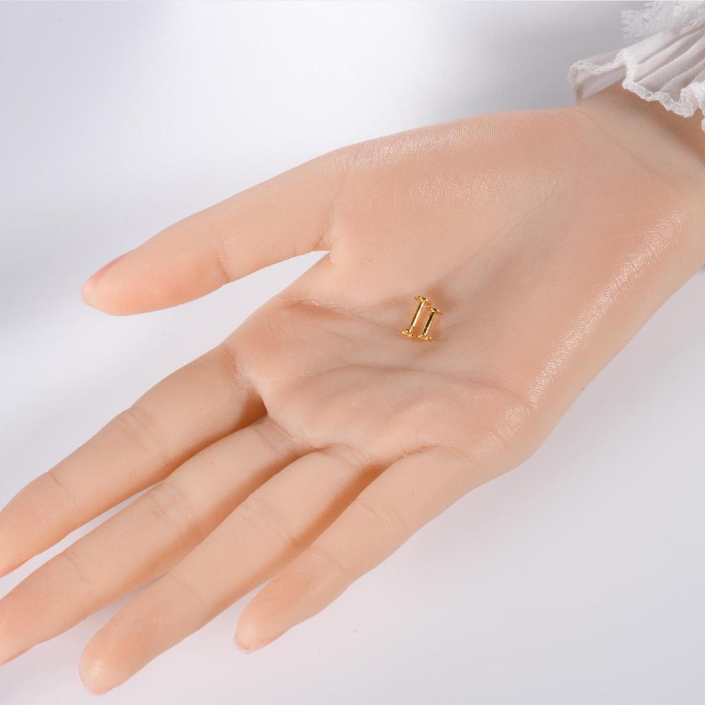 ANDYWEN Серьги-гвоздики из стерлингового серебра 925 пробы, 6 мм, винт для пирсинга, женские серьги-гвоздики, ювелирные изделия