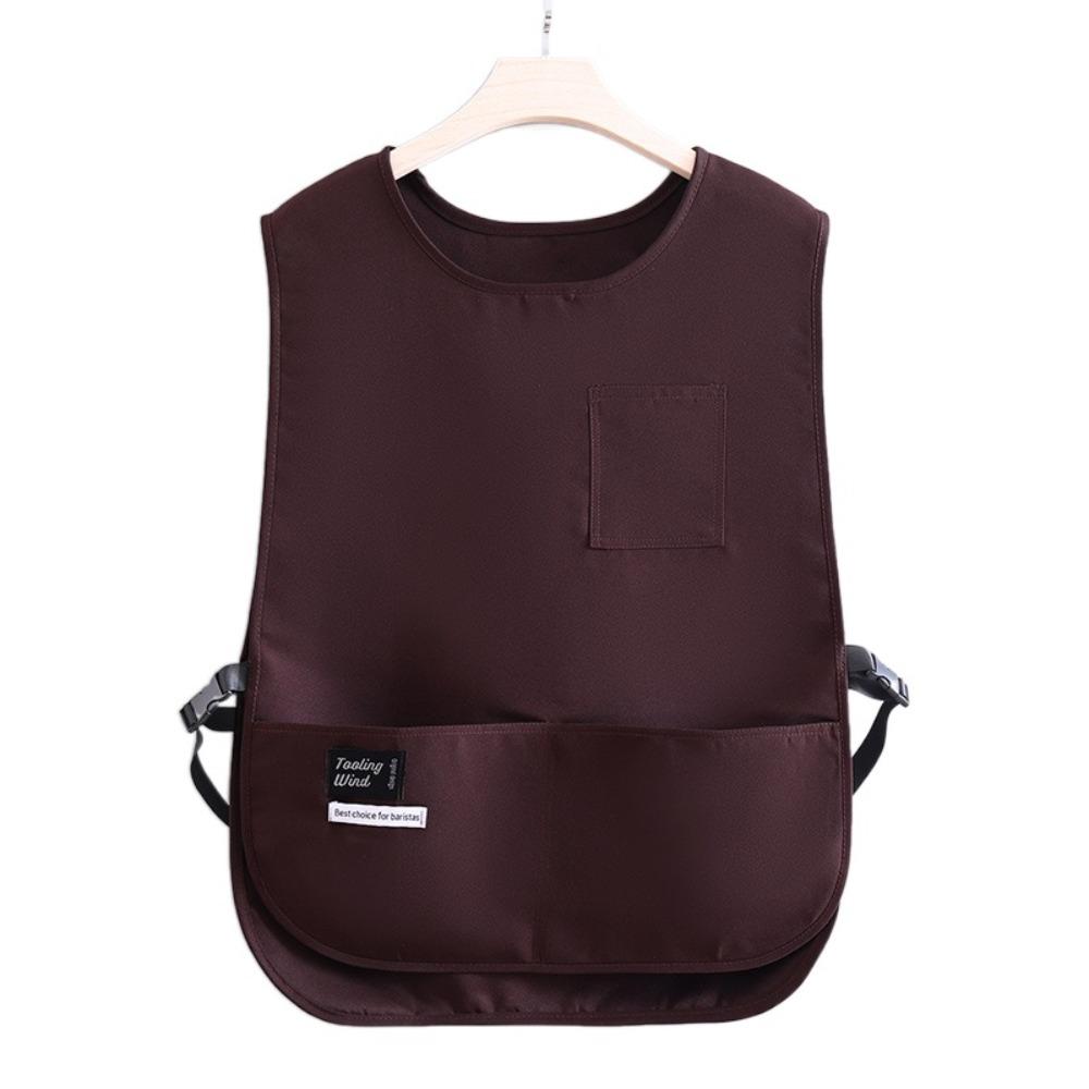 Breathable Stain-Resistant Apron Nylon Vest Style Kitchen Aprons for Cooks Chef and Servers