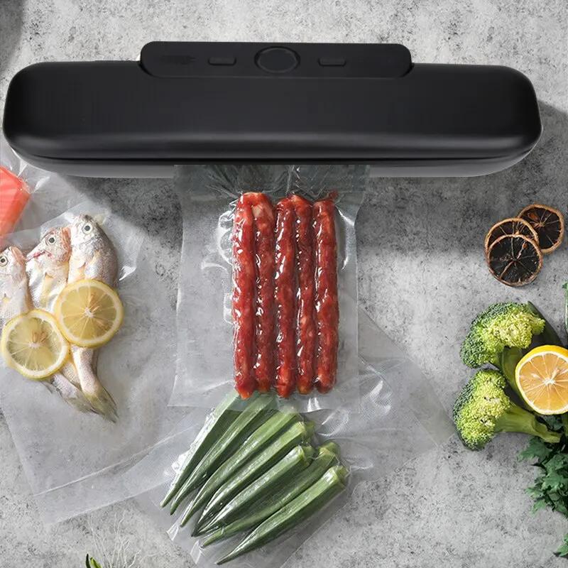 Автоматическая вакуумная упаковочная машина Домашняя кухонная упаковочная машина для консервирования продуктов Трансграничная вакуумная мини-упаковочная машина