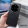 Чехол для OPPO Find X9 Ultra Find X8 Pro x8S, Магнитный, из ПУ-кожи, Электроосажденный ПК, Легкий Жесткий Чехол, Нескользящий Бампер