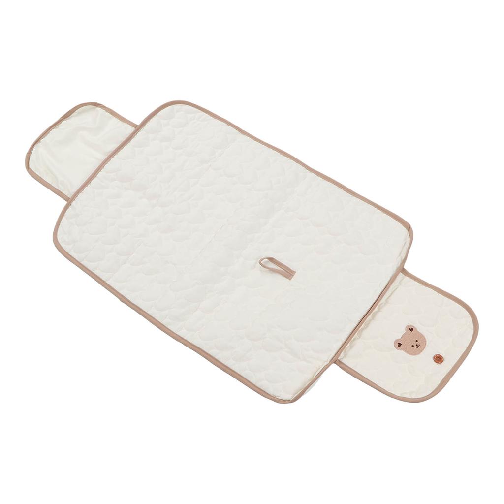 Baby Portable Changing Diaper Pad Foldable Waterproof Travel Diaper Changing Mat for Newborn Bear
