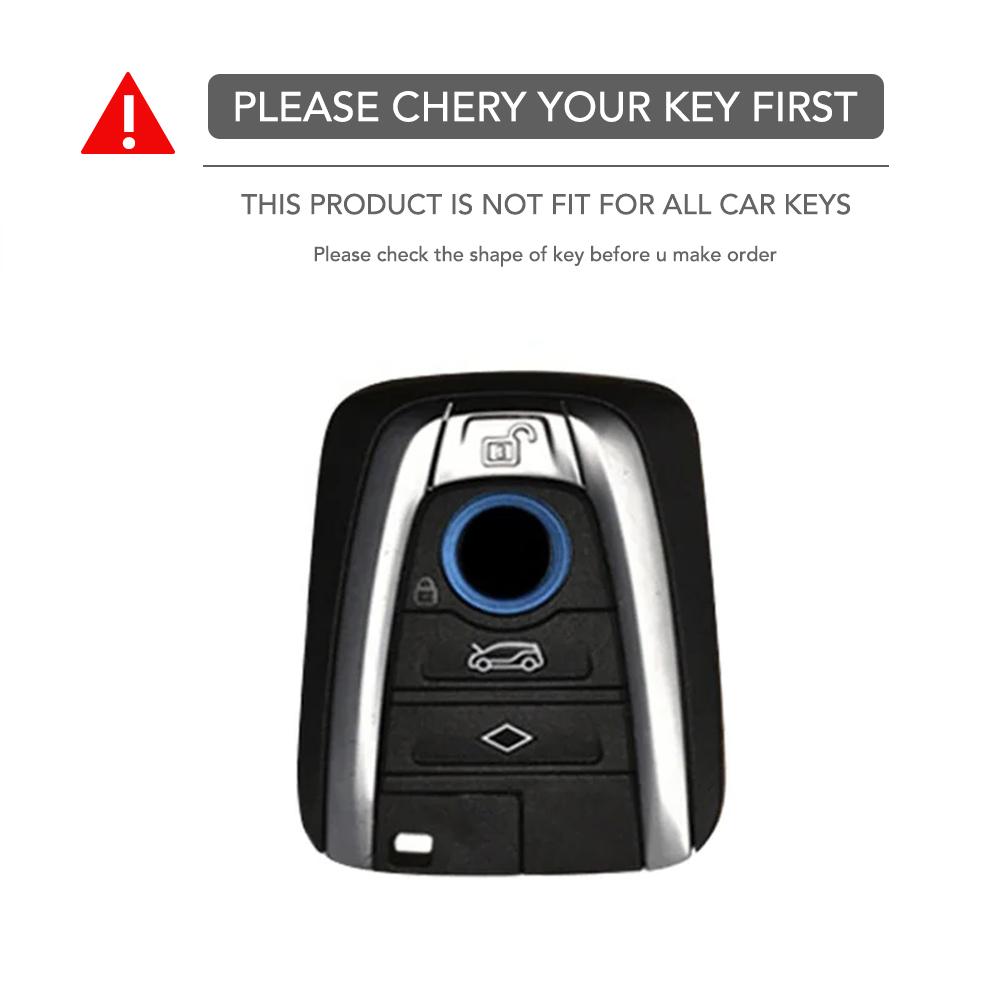 DOOD2 Silicone Car Smart Remote Key Case Cover Protective Shell Fob for BMW I3 I8 Series CAR interior key bag Accessories