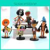 One 6pcsset Piece Figures Monkey D Luffy Zoro Chopper Miniatures Pvc Toys Gift