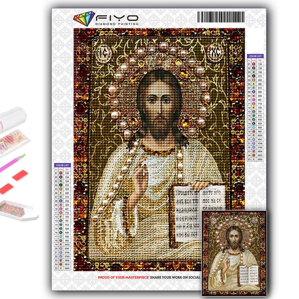 5D DIY Религия Вышивка крестом Стразы Алмазный рисунок Вышивка Мозаика Домашний декор
