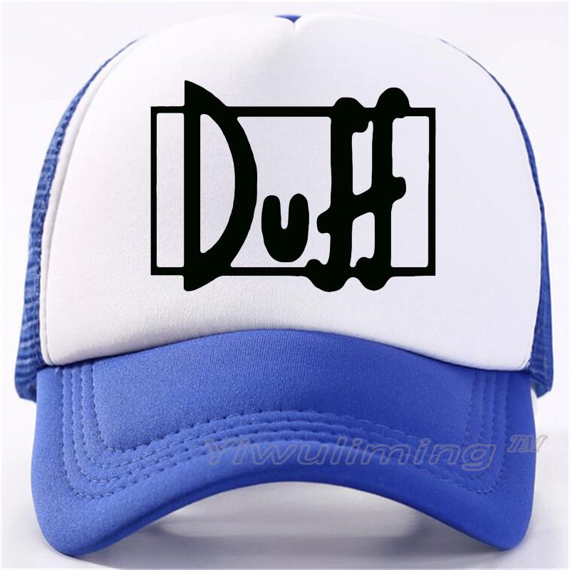 Duff Регулируемые грузовики Молодежные сетчатые шапки Бейсбольная кепка дальнобойщика Папа Шляпа Летняя бейсбольная кепка Чистая шляпа Кепка Кепка водителя грузовика Дышащая кепка