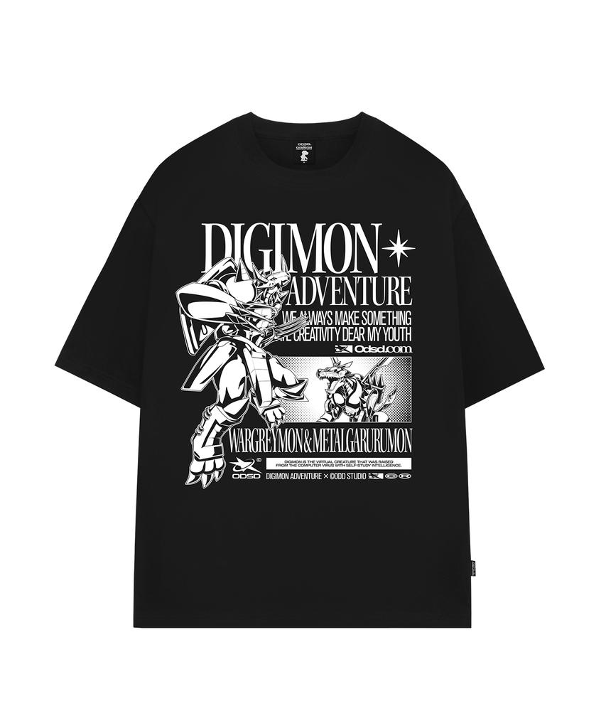 ODDSTUDIO [Digimon Adventure] Mega Stage Digimon Overfit T-Shirt - 3 Colors