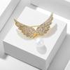 Brooch Love Angel Wings Female Anti-light Full Diamond Four Seasons Versatile Pin Niche Design Accessories