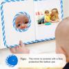 Cartoon Fabric Photo Album for My First Baby Photo Book with Safe Mirror Baby Growth Souvenirs