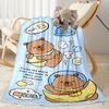 1pc Heart Shaped Bears Blanket Comfortable Soft Lightweight Perfect for Travel Camping Picnics Sofa Office bedroom Gift for Friends