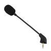 Flexible Microphone 3.5mm Plug Omni Directional Detachable Game Mic Replacement for HyperX Cloud Wired Headset