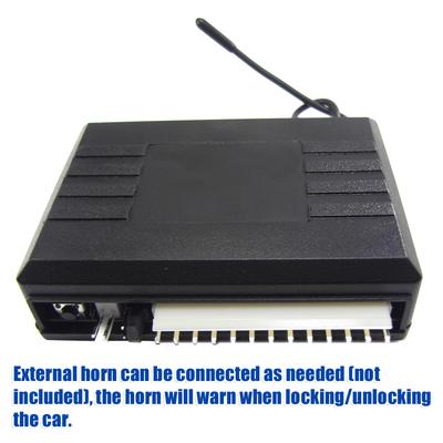 Автомобильная система бесключевого доступа Универсальный автоматический пульт дистанционного управления центральным дверным замком 12 В с блоком управления и светодиодом