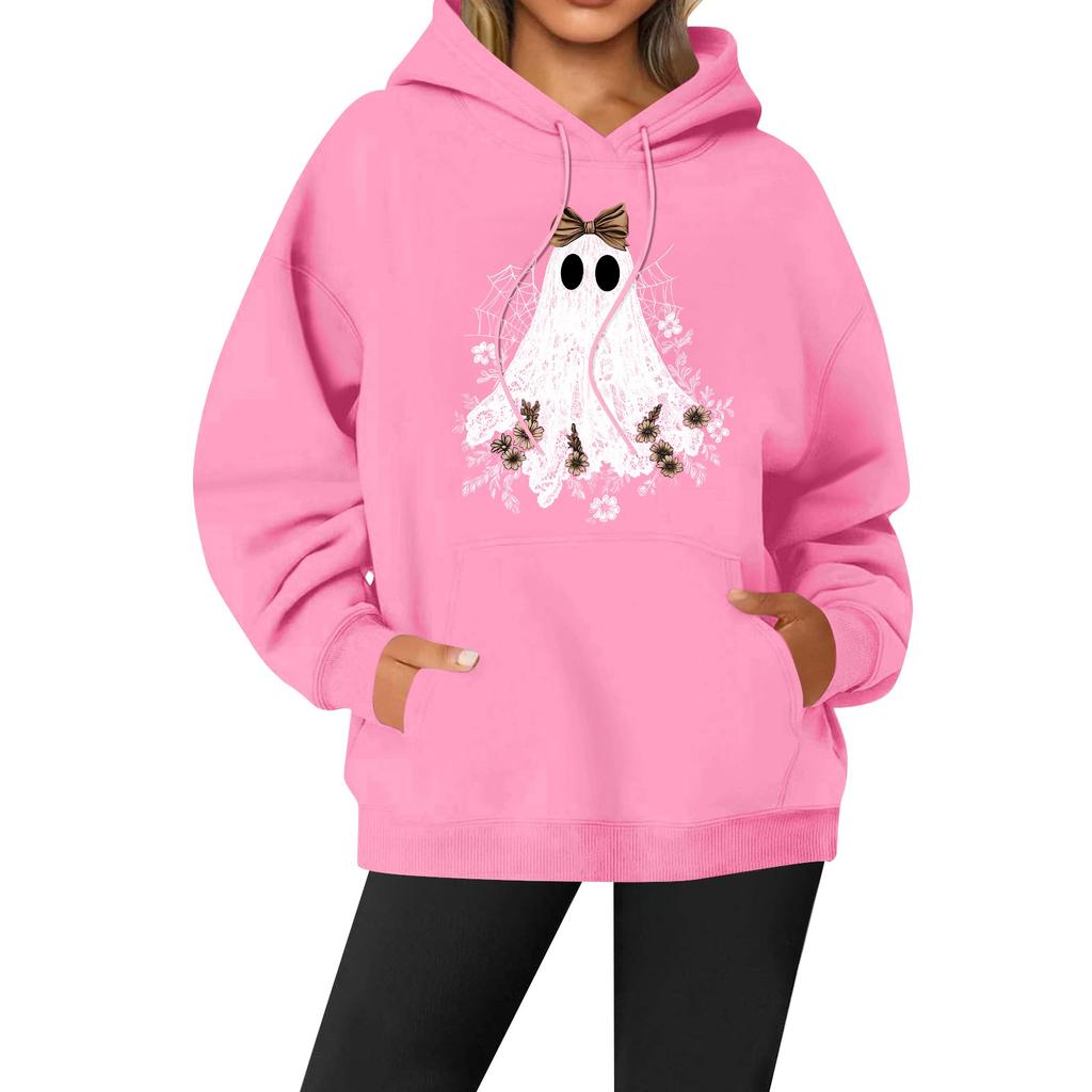 Женская повседневная модная однотонная толстовка с капюшоном и принтом регби с длинными рукавами