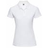 Женская прочная рубашка поло из пике с короткими рукавами 65/35