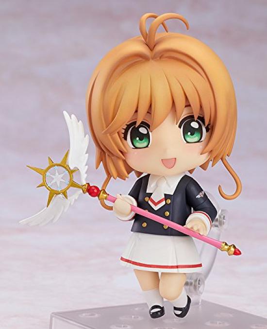 Good Smile Company Nendoroid Cardcaptor Sakura Clear Card Edition Sakura Kinomoto Tomoeda Junior High School Uniform Пластиковая окрашенная подвижная фигурка