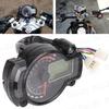 Велосипед Мотоцикл Спидометр Цифровой Дисплей Тахометр Подсветка Многофункциональный 7 Цвет Переключение Общего Назначения