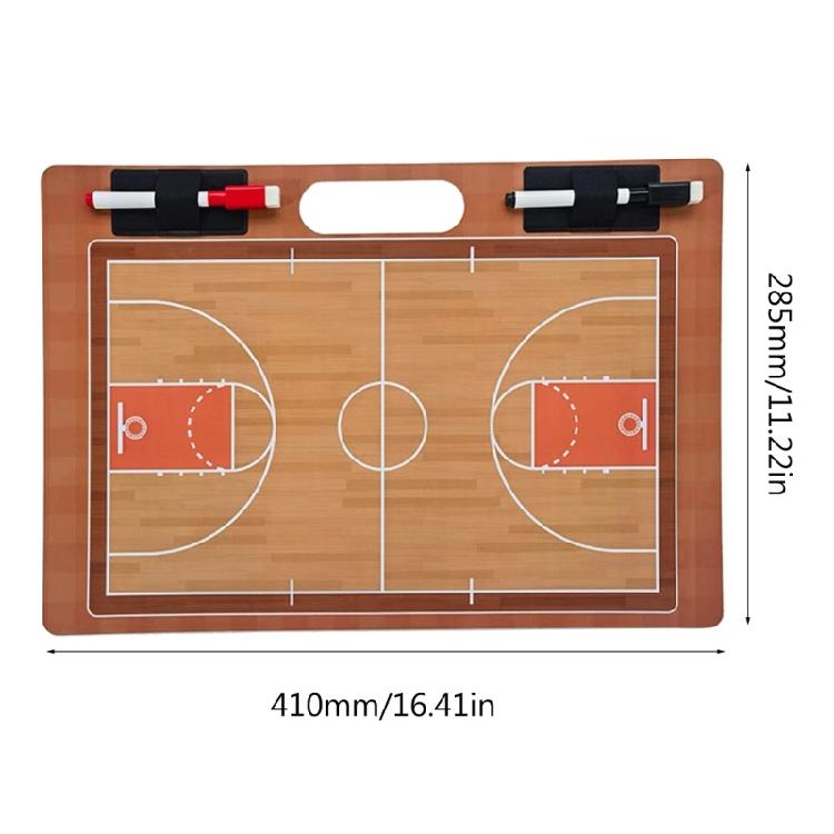 Двусторонняя баскетбольная доска для половины площадки, стираемая насухо, тренерская доска для футбола