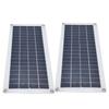 2x10W Monocrystalline Silicon Solar Panel Emergency Battery Charger Kit Photovoltaic Panel for RV