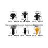 280-Piece Nylon Snap Fasteners for Car Trim Panel Decoration (Toyota, Honda, BMW)