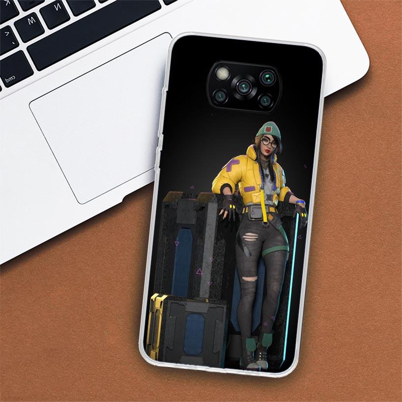 Чехол для телефона Valorant Killjoy для Xiaomi Poco X3 Nfc X4 ​​Gt X5 Pro M5S M4 M3 M2 F5 F4 F3 F2 F1 Mi Note 10 Fundas Shell