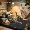 Reptile Carpet Bedding Cuttable Terrarium Substrate Liner Non-Slip Bearded Dragon Tank Mat for Snake Lizard Tortoise Leopard Gecko Tank Accessories