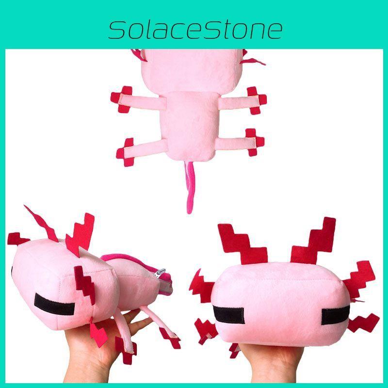 New Axolotl Cute Animal Salamander Plush Doll Hexagonal Dinosaur Doll Gift Doll