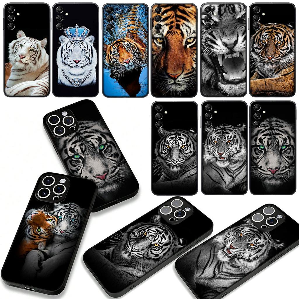 Чехол для телефона Apple iPhone 17 16 15 11 Pro XS Max XR 6 7 8 Plus + SE 2020 5 16E Чехол Тигр Животное Корпус