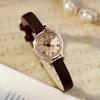 New Women's Watch Niche Retro Roman Belt Watch Women's Small and Exquisite Literary Small Dial Second-hand Watch