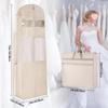 Oversized 72" Gown Storage Bag Waterproof Oxford Fabric Dustproof Hanging Clothes