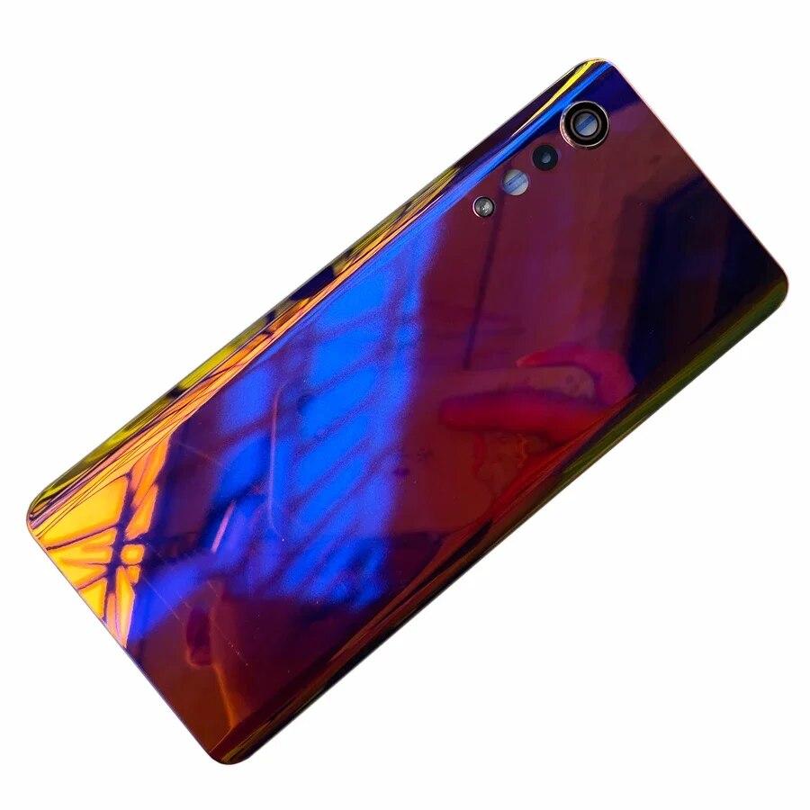 LM-G900 задняя стеклянная крышка для LG Velvet 5G, сменная задняя дверь, жесткая задняя крышка корпуса аккумулятора с объективом