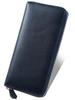 Long Genuine Leather Men's Wallet, Anti-Skimming,