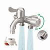 With Tape Stainless Steel Faucet with Washing Machine Outlet Angle Valve Faucet  Toilet Diverter