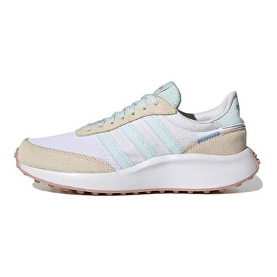 Neo Run 70S Ткань Сетка Замша Спорт Прочные Дышащие Низкие Кроссовки Женские кроссовки Белый Синий GX1724