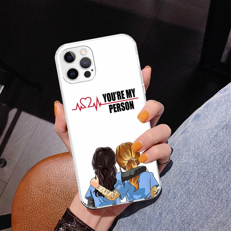 Чехол для телефона Greys Anatomy Person для iPhone 17 Air 16 11 12 13 Mini 14 Plus 15 Pro Max 7 8E SE 2020 16ProMax Чехол для телефона Coque 16