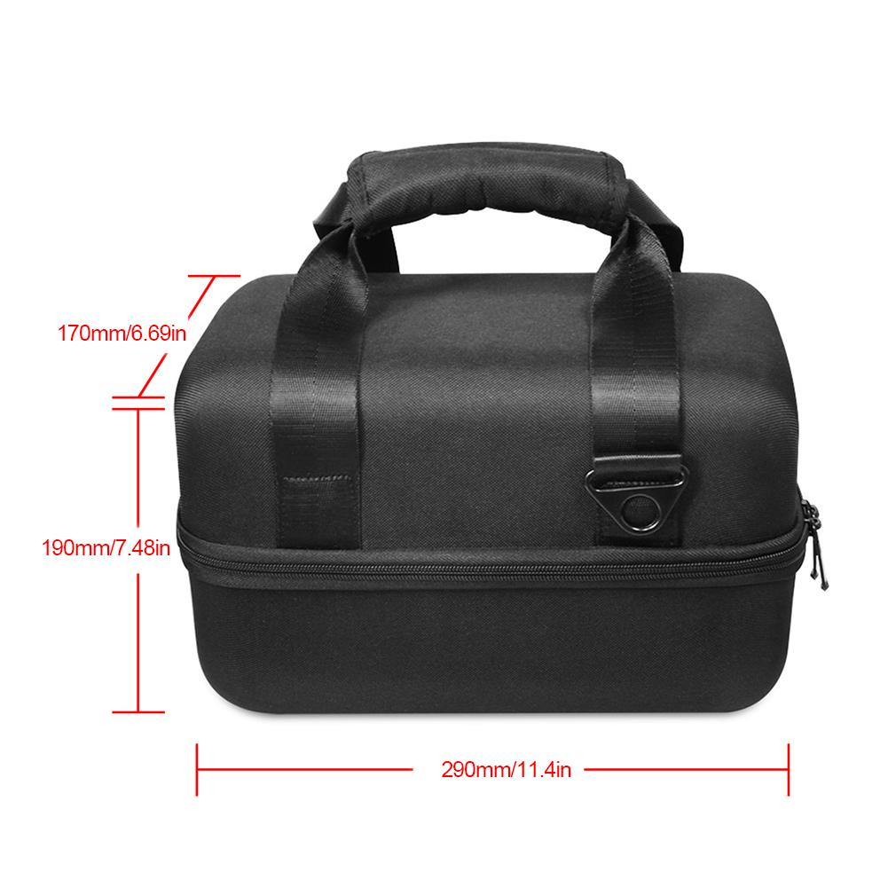 Hard Carrying Case Double Zipper Portable Storage Bag EVA with Shoulder Strap Handbag for Devialet Phantom II 95dB/98dB Speaker