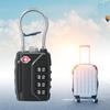 Security Tool 4 Digit Combination Lock TSA Suitcase Luggage Coded Lock Durable Cabinet Lock Travel