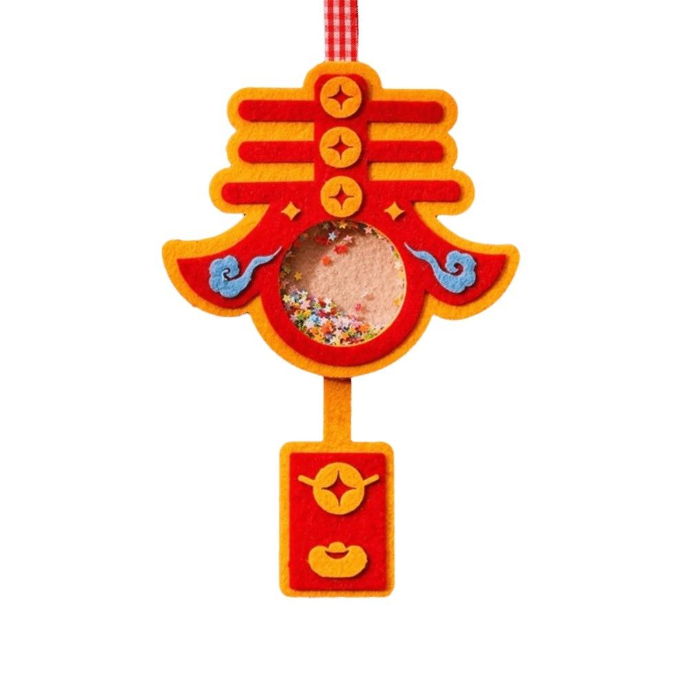 Cartoon Horse Year Decoration Exquisite DIY Spring Festival Pendants Traditional Blessing Lucky Character Pendant