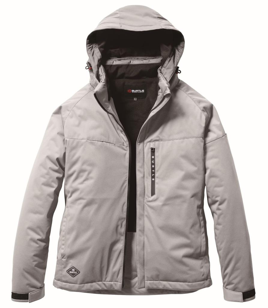 BURTLE Stretch Hooded Insulated Jacket (Unisex) Fall/Winter Ash Gray 3260 60 L