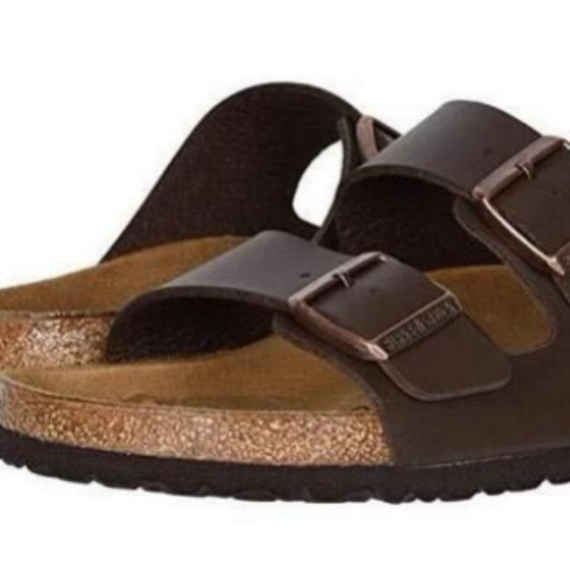 Новые шлепанцы на толстой подошве с ремешком и пряжкой через плечо для женщин, плоские туфли через плечо больших размеров