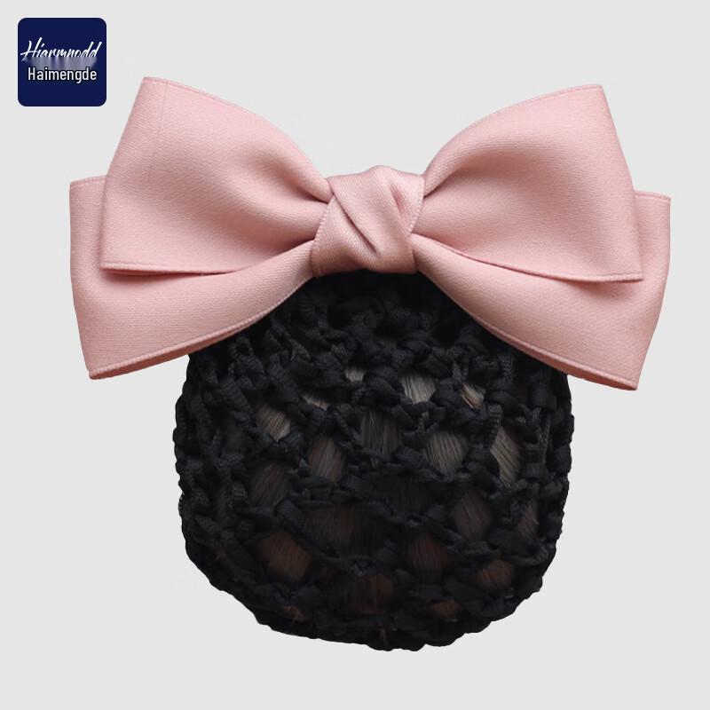 HIARMNODD Профессиональная сетка для волос с зажимом-бантиком