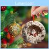 Cute Cartoon Style Acrylic Pendant For Festive Christmas Tree Decor And Car
