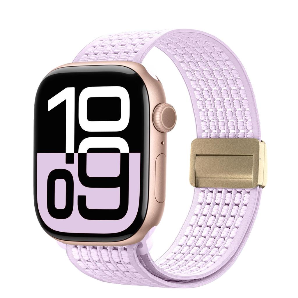 Эластичный магнитный нейлоновый ремешок для Apple Watch Series 7/8/9/S10