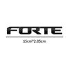 Авто Стайлинг 3D Хром Металл FORTE Буквы Логотип Наклейка на Кузов Автомобиля Крыло Боковой Значок Задняя Крышка Багажника Декор Авто Аксессуары