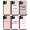 Простая английская фраза-слово Вдохновляющий Чехол для Телефона для iPhone 17 Air 16 15 14 13 11 12 Pro Max Plus Coque