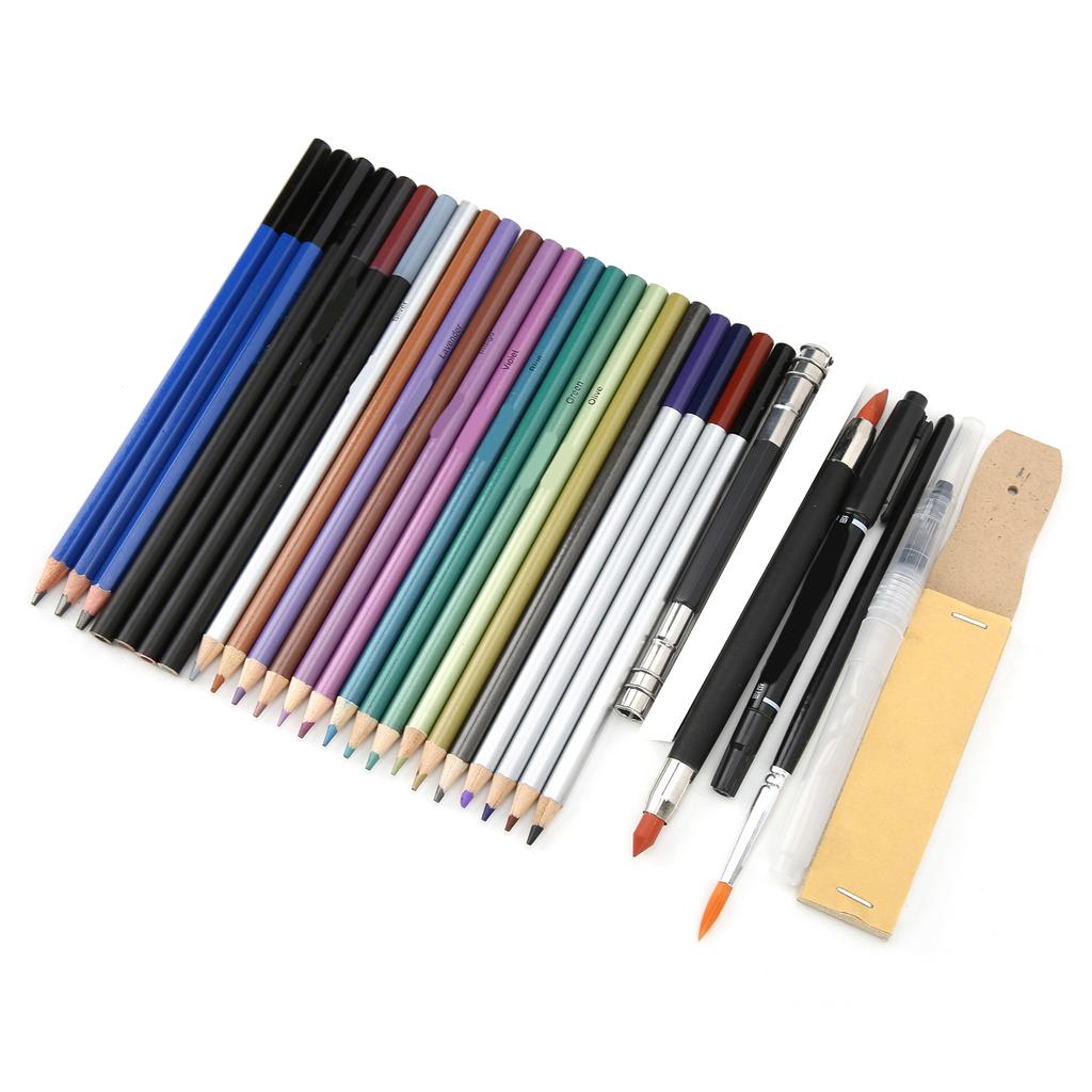Набор цветных карандашей Basswood Writing Smoothly Sketch Pen Suit для художественного раскрашивания рисования поделок