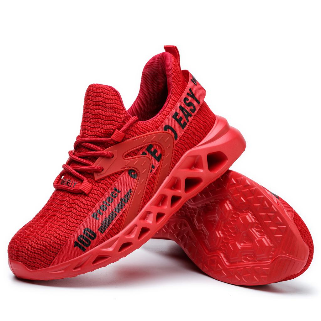 Легкая защитная обувь со стальным носком, дышащая промышленная обувь, неразрушимые рабочие защитные ботинки, мужская рабочая обувь с защитой от проколов, мужская обувь