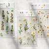 1 Sheet Fun Flower Plant Sticker Art Handbook Diary DIY Decoration PET Sticker for Album Notebook